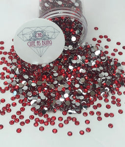 Siam Resin Flat Back Rhinestones