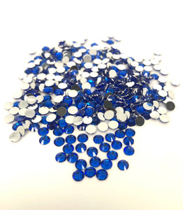 Sapphire Resin Flat Back Rhinestones